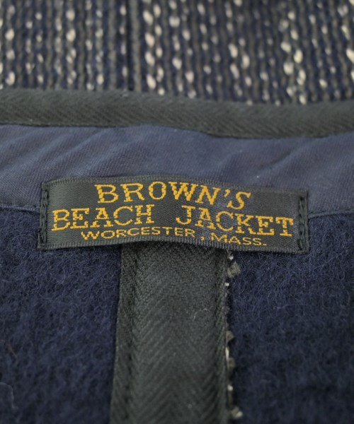 BROWN'S BEACH JACKET（ブラウンズビーチジャケット）カジュアルシャツ 紺 サイズ:38(S位) メンズ/2200608347059