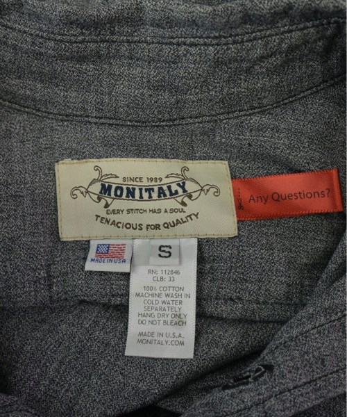 MONITALY（モニタリー）カジュアルシャツ グレー サイズ:S メンズ/2200481550058