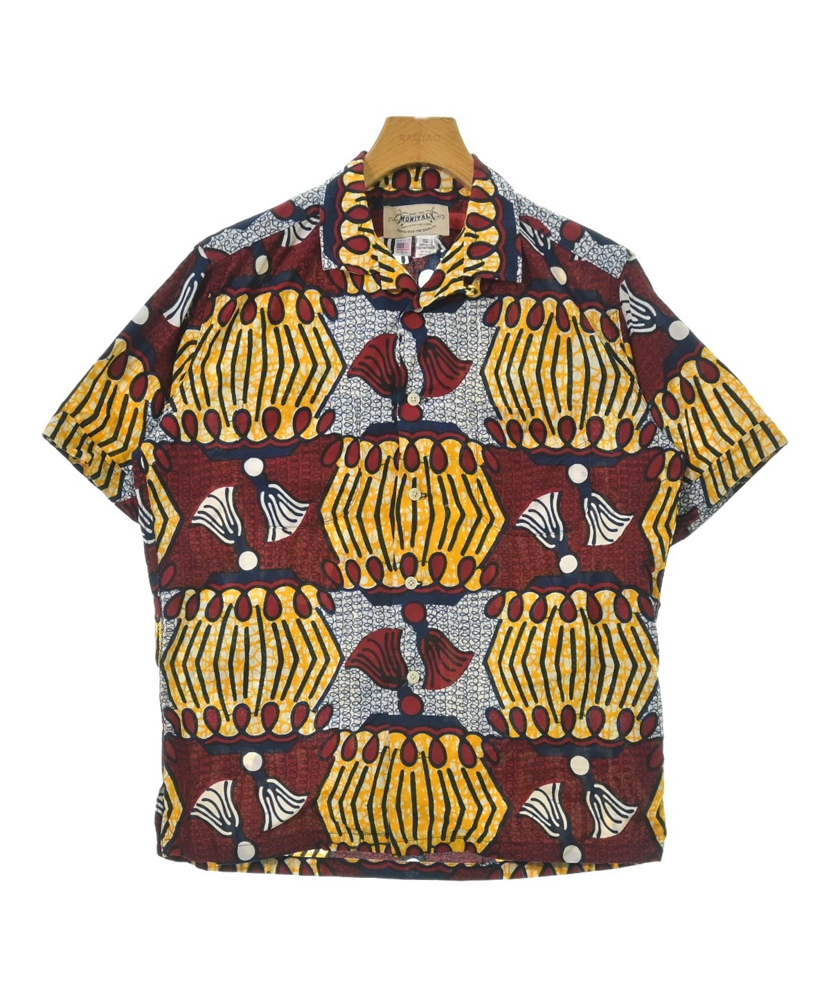 MONITALY　モニタリー MONITALY（モニタリー）カジュアルシャツ 黄 サイズ:S メンズ