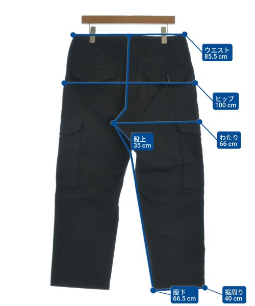 MONITALY（モニタリー）カーゴパンツ 黒 サイズ:S メンズ/2200660056098