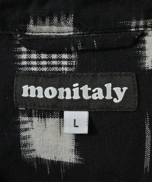 MONITALY（モニタリー）カジュアルシャツ 黒 サイズ:L メンズ/2200717973040