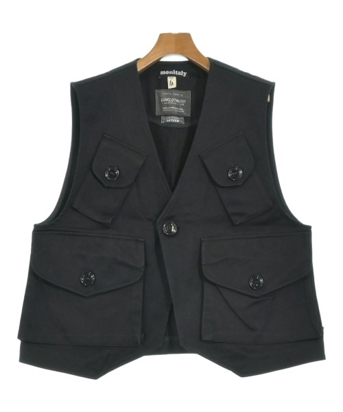 MONITALY(モニタリー)カジュアルシャツ 黒 サイズ:38(S位)/2200651117098