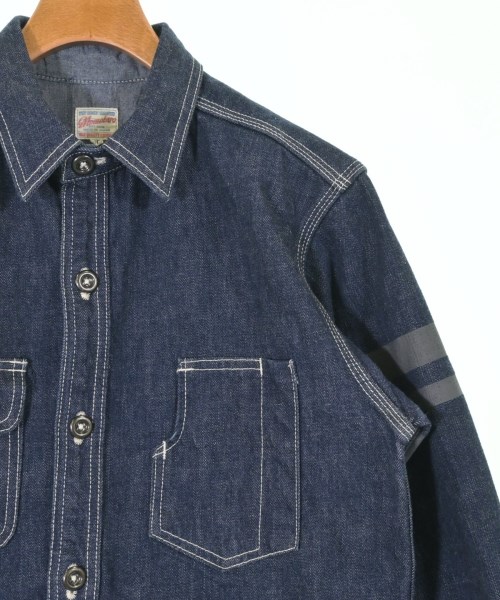 MOMOTARO JEANS（モモタロウジーンズ）カジュアルシャツ 紺 サイズ:40(M位) メンズ/2200628782014