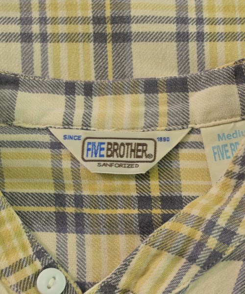 FIVE BROTHER（ファイブブラザー）カジュアルシャツ ベージュ サイズ:M メンズ/2200641422034