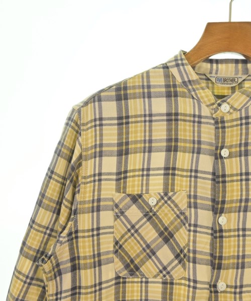 FIVE BROTHER（ファイブブラザー）カジュアルシャツ ベージュ サイズ:M メンズ/2200641422034