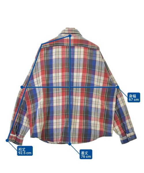 FIVE BROTHER（ファイブブラザー）カジュアルシャツ 赤 サイズ:2XL(XXL位) メンズ/2200715630075