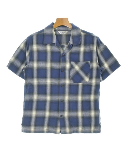 FIVE BROTHER(ファイブブラザー)カジュアルシャツ 青 サイズ:S/2200663853021