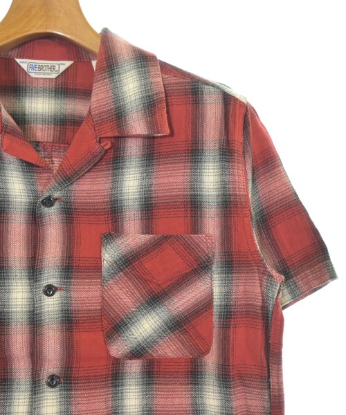 FIVE BROTHER（ファイブブラザー）カジュアルシャツ 赤 サイズ:S メンズ/2200663853038