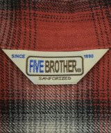 FIVE BROTHER（ファイブブラザー）カジュアルシャツ 赤 サイズ:S メンズ/2200663853038