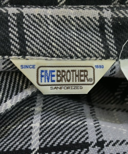 FIVE BROTHER（ファイブブラザー）カジュアルシャツ グレー サイズ:XL メンズ/2200662384052