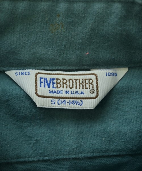 FIVE BROTHER（ファイブブラザー）カジュアルシャツ 緑 サイズ:S メンズ/2200663951055