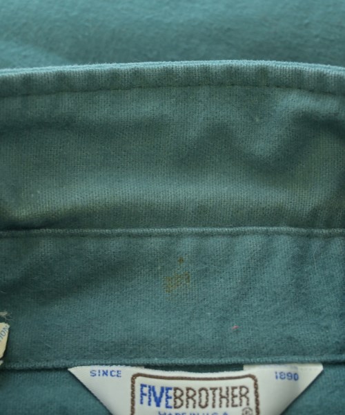 FIVE BROTHER（ファイブブラザー）カジュアルシャツ 緑 サイズ:S メンズ/2200663951055