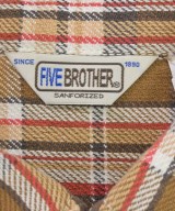 FIVE BROTHER（ファイブブラザー）カジュアルシャツ 茶 サイズ:L メンズ/2200685656068