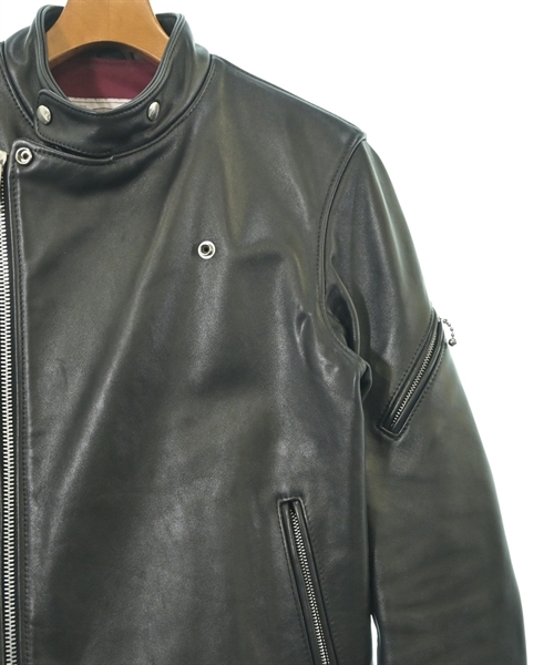 JAMES GROSE（ジェームスグロース）ライダース 黒 サイズ:38(S位) メンズ/2200627946066