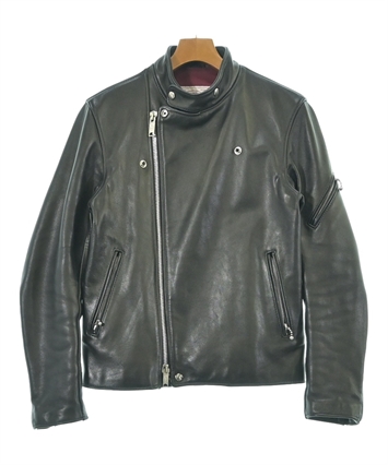 JAMES GROSE（ジェームスグロース）ライダース 黒 サイズ:38(S位