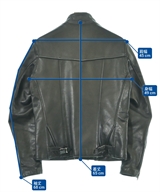 JAMES GROSE（ジェームスグロース）ライダース 黒 サイズ:38(S位) メンズ/2200627946066