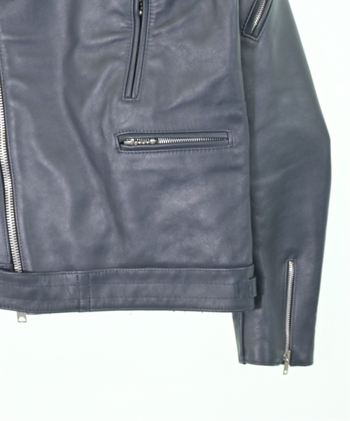 JAMES GROSE（ジェームスグロース）ライダース 紺 サイズ:42(L位) メンズ/2200668686051