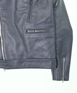 JAMES GROSE（ジェームスグロース）ライダース 紺 サイズ:42(L位) メンズ/2200668686051