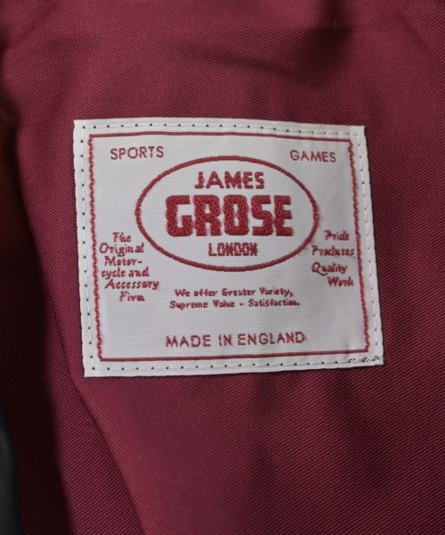 JAMES GROSE（ジェームスグロース）ライダース 黒 サイズ:44(S位) メンズ/2200690744071