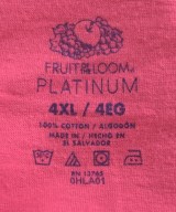 FRUIT OF THE LOOM（フルーツオブザルーム）Tシャツ・カットソー ピンク サイズ:4XL メンズ/2200598594624