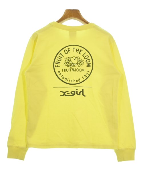 X girl（エックスガール）Tシャツ・カットソー 黄 サイズ:1(S位) レディース/2200614997149