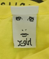 X girl（エックスガール）Tシャツ・カットソー 黄 サイズ:1(S位) レディース/2200614997149