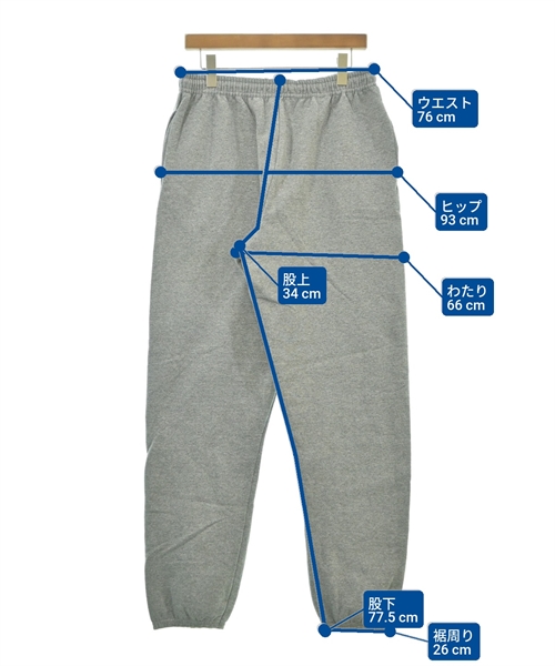 FRUIT OF THE LOOM（フルーツオブザルーム）スウェットパンツ グレー サイズ:L メンズ/2200615625225