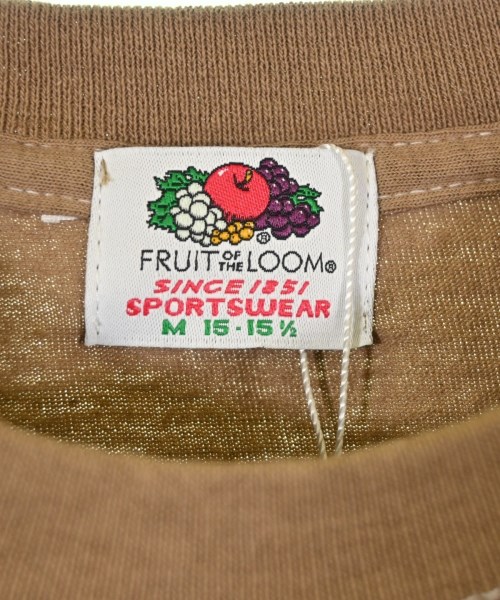 FRUIT OF THE LOOM（フルーツオブザルーム）Tシャツ・カットソー 茶 サイズ:M メンズ/2200687256136
