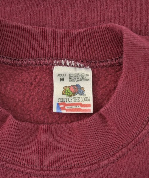 FRUIT OF THE LOOM（フルーツオブザルーム）スウェット 赤 サイズ:M メンズ/2200719189098