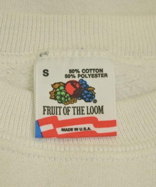 FRUIT OF THE LOOM（フルーツオブザルーム）スウェット 白 サイズ:S メンズ/2200706756135