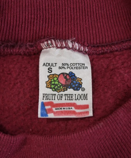 FRUIT OF THE LOOM（フルーツオブザルーム）スウェット 赤 サイズ:S レディース/2200727492104