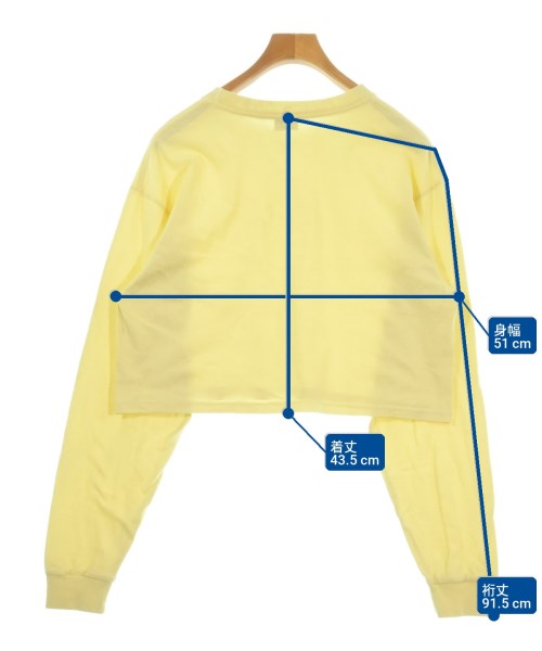 FRUIT OF THE LOOM（フルーツオブザルーム）Tシャツ・カットソー 黄 サイズ:L レディース/2200725081225