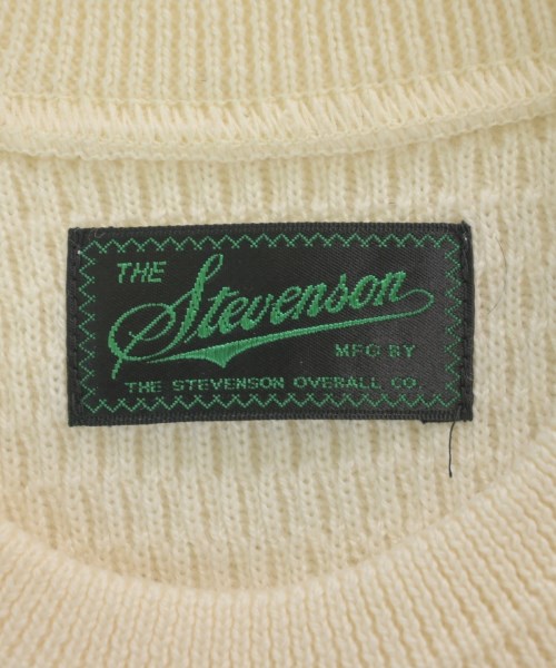 STEVENSON OVERALLS（スティーブンソンオーバーオールズ）ニット・セーター 白 サイズ:XL メンズ/2200626011222