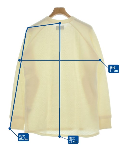 STEVENSON OVERALLS（スティーブンソンオーバーオールズ）ニット・セーター 白 サイズ:XL メンズ/2200626011222