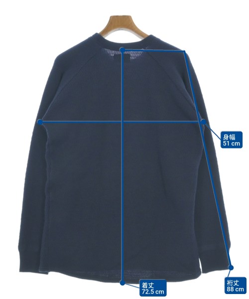 STEVENSON OVERALLS（スティーブンソンオーバーオールズ）ニット・セーター 紺 サイズ:XL メンズ/2200626011260