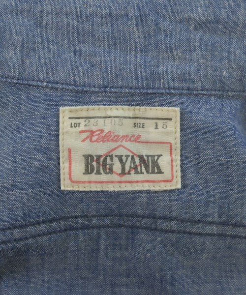 BIG YANK（ビッグヤンク）カジュアルシャツ 青 サイズ:15(S位) メンズ/2200672503054