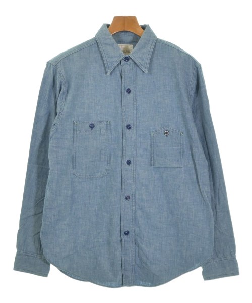BIG YANK(ビッグヤンク)カジュアルシャツ 青 サイズ:15 1/2(M位)/2200649386055