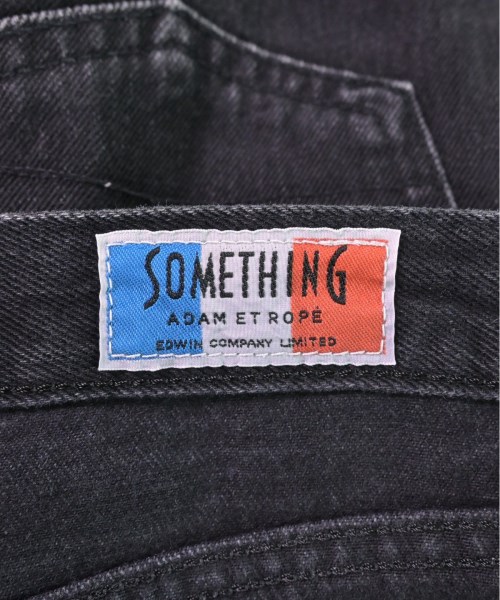 SOMETHING（サムシング）デニムパンツ 黒 サイズ:25(S位) レディース/2200463333068