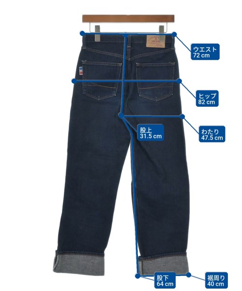 SOMETHING（サムシング）デニムパンツ 紺 サイズ:S レディース/2200643827097