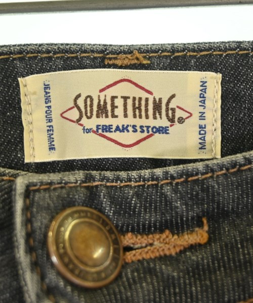 SOMETHING（サムシング）デニムパンツ 黒 サイズ:S レディース/2200691631189