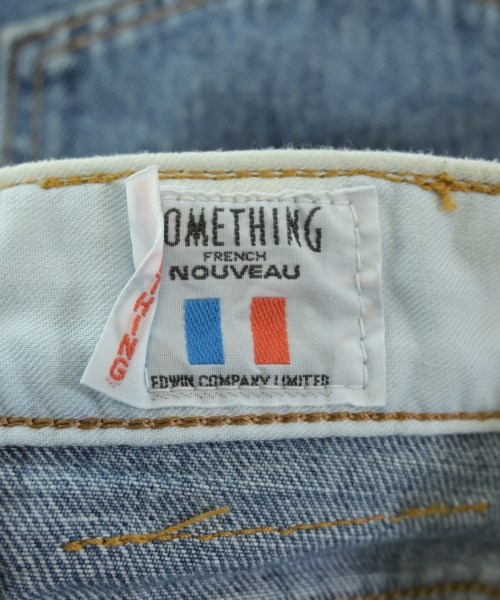 SOMETHING（サムシング）デニムパンツ 青 サイズ:S レディース/2200694196067