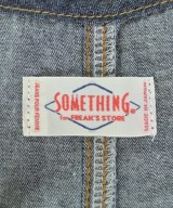 SOMETHING（サムシング）オールインワン/サロペット 紺 サイズ:S レディース/2200649844050