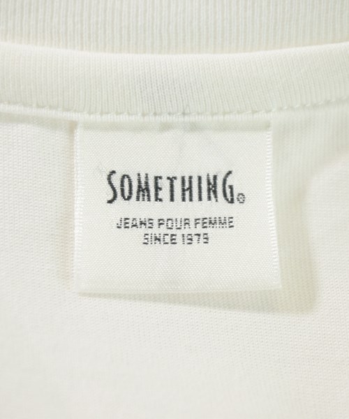 SOMETHING（サムシング）Tシャツ・カットソー 白 サイズ:M レディース/2200722167038