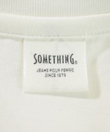 SOMETHING（サムシング）Tシャツ・カットソー 白 サイズ:M レディース/2200722167038