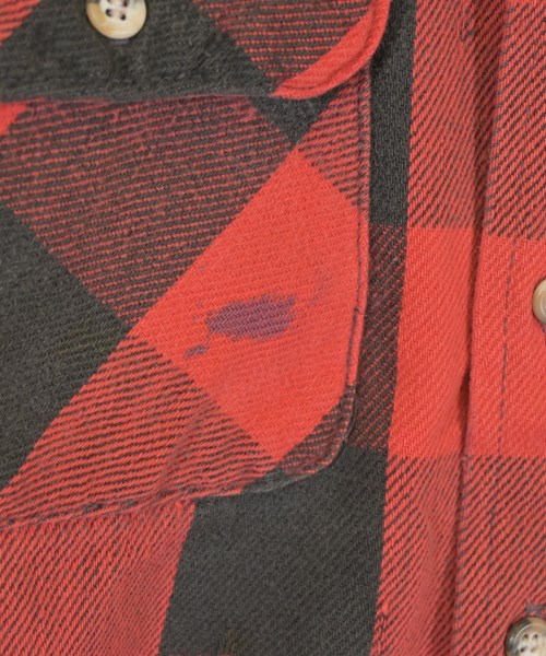 -（ソノタ）カジュアルシャツ 赤 サイズ:-(XL位) メンズ/2200500714126