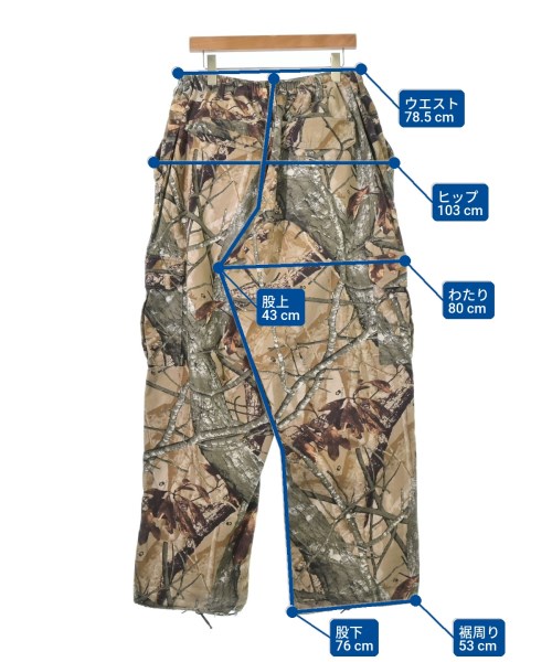 -（ソノタ）カーゴパンツ 茶 サイズ:2XL メンズ/2200555115039