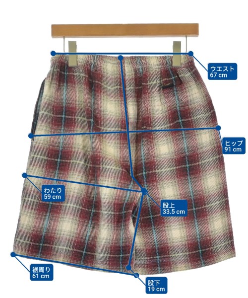 -（ソノタ）ショートパンツ 赤 サイズ:L メンズ/2200559720109