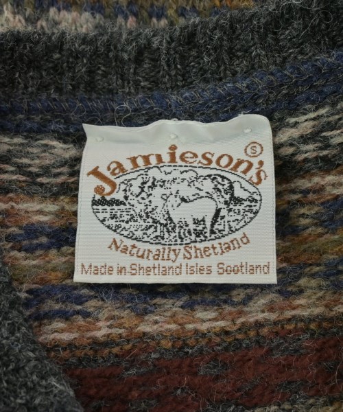 Jamieson's Knitwear（ジャミーソンズニットウェア）ベスト グレー サイズ:F メンズ/2200639022048