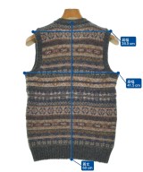 Jamieson's Knitwear（ジャミーソンズニットウェア）ベスト グレー サイズ:F メンズ/2200639022048