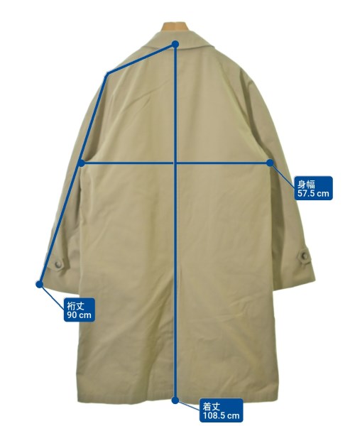 -（ソノタ）ステンカラーコート ベージュ サイズ:42(XS位) メンズ/2200640233037